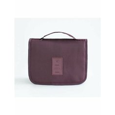 Косметичка 8х19х24 см, 3 шт., , бордовый Sumori