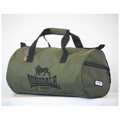 Сумка спортивная LONSDALE, 25 л, 25х48х25 см, хаки