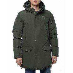 Пуховик FRED PERRY, размер S, зеленый