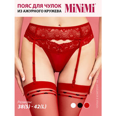 Пояс для чулок MiNiMi Multifibra Colors, размер 38, rosso