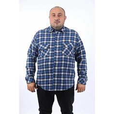 Рубашка MOCGRANDE, размер 5XL, blue