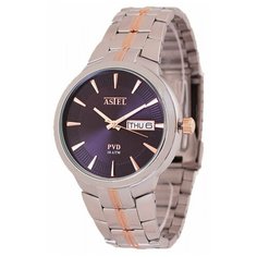 Наручные часы CASIO, серебристо-золотистый-синий