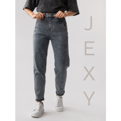 Джинсы мом JEXY, размер 42, серо-голубой