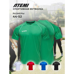 Футболка ATEMI, размер S, зеленый