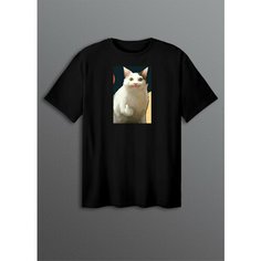 Футболка, размер ONESIZE(XS-XXL), черный Cherry Pie