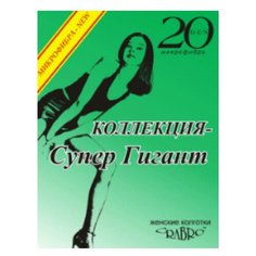 Колготки Crabro, 20 den, размер 7, чёрный