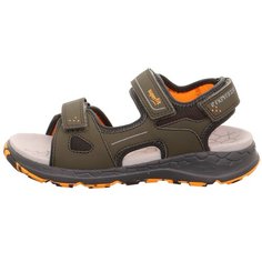 Сандалии Superfit Criss Cross, размер 30, хаки/оранжевый