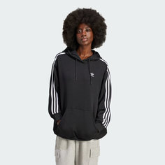Худи спортивное adidas Originals ADICOLOR 3-STRIPES, размер XS INT, , черный