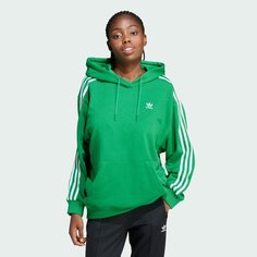 Худи спортивное adidas Originals ADICOLOR 3-STRIPES, размер XXS INT, , зеленый 2