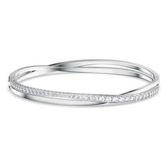 Браслет SWAROVSKI, кристаллы Swarovski, серебристый