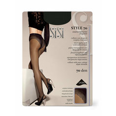 Колготки Sisi STYLE, 70 den, размер 2, Nero=Чёрный