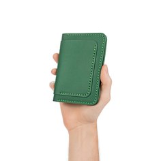 Кошелек Yuzhanini Goods, фактура гладкая, зеленый