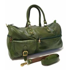 Сумка дорожная Black Buffalo, 40 л, 23х26х55 см, ручная кладь, зеленый