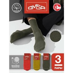 Носки Omsa Active, размер 39-41, зеленый, оранжевый