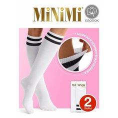 Гольфы MiNiMi, комплект, 2 пары, размер 35-38 (23-25), бежевый