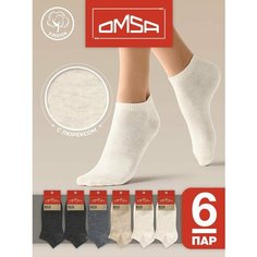 Носки Omsa, комплект, 6 пар, размер 35-38 (23-25), мультиколор