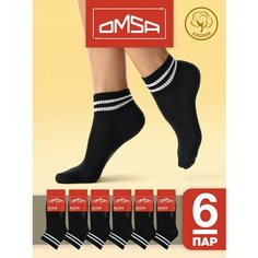 Носки Omsa, комплект, 6 пар, размер 39-41 (25-27)
