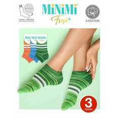 Носки MiNiMi, комплект, 3 пары, размер 35-38 (23-25), мультиколор