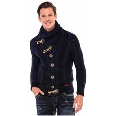 Кардиган Cipo & Baxx, размер xxl, , синий