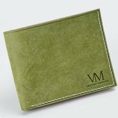 Кошелек VM Leather Company, розовый, зеленый