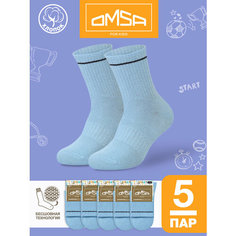 Носки OMSA KIDS 5 пар, размер 23/26, , blu chiaro