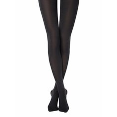 Колготки Conte elegant Cotton, 150 den, размер 5, чёрный
