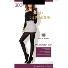Колготки Glamour Microfiber, 100 den, размер 3, коричневый
