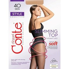 Колготки Conte elegant Style, 40 den, размер 4, бежевый