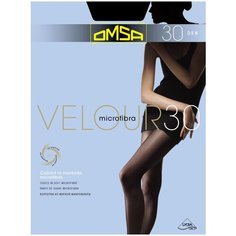 Колготки Omsa Velour, 30 den, размер 2, бежевый