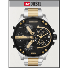 Наручные часы DIESEL Mr. Daddy 2.0, серебристо-золотистый
