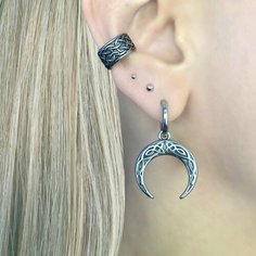 Серьги-трансформеры Starfallshop, размер 35 мм, серебро