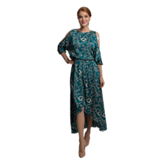 Сарафан Петербургский Швейный Дом, размер 46, зелeный