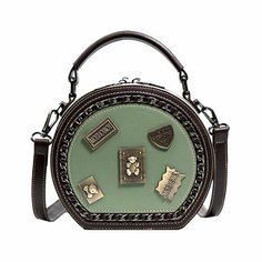 Сумка таблетка BeiBaoBao, фактура матовая, зелeный