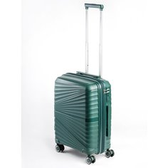 Чемодан , 50 л, размер S, темно-зеленый Bags Place