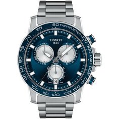 Наручные часы TISSOT T-Sport, серебряный/синий