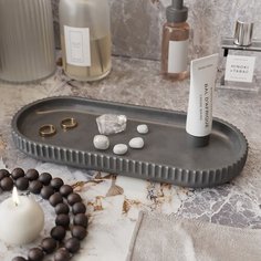 Подставка для украшений MUSKO, 11х2.4х26 см, , черный