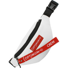 Сумка поясная Optimum Crew, фактура матовая, белая
