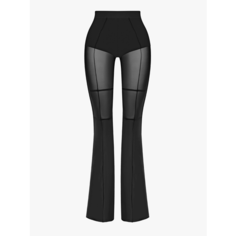 Брюки клеш BY MSH, размер M, черный