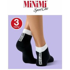 Носки MiNiMi, комплект, 3 пары, размер 39-41 (25-27), nero
