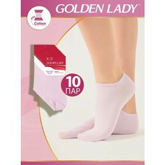 Носки Golden Lady, комплект, 10 пар, размер 39-41 (25-27), lilla