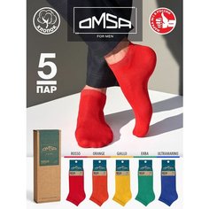 Носки Omsa, комплект, 5 пар, размер 39-41 (25-27), мультиколор