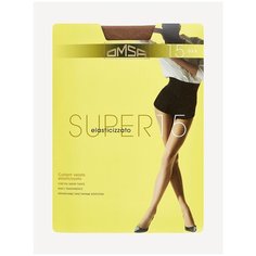 Колготки Omsa Super, 15 den, размер 4, светло-коричневый
