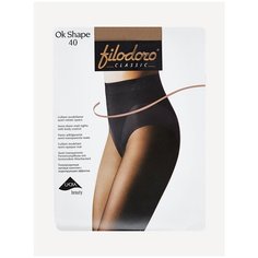 Колготки Filodoro Classic Ok Shape, 40 den, размер 3, светло-бежевый Filodoro®