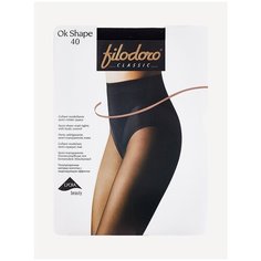 Колготки Filodoro Ok Shape, 40 den, размер 2, черный Filodoro®