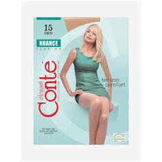 Колготки Conte elegant NUANCE 15, р. 2, naturalural, 15 den, размер 2, natural