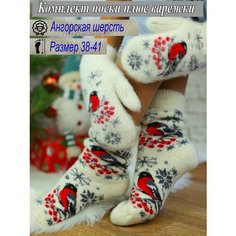 Носки Рассказовские носки Будьте здоровы, комплект, 2 пары, размер 38-41, белый