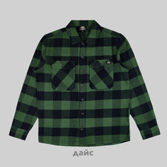 Рубашка Dickies, размер L, зеленый