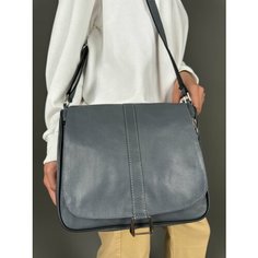 Сумка кросс-боди , фактура гладкая, темно-серый Unvers Leather Istanbul