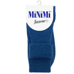 Носки MiNiMi, размер 0 (one size), blu melange