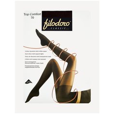 Колготки Filodoro Top Comfort, 70 den, профилактический класс компресии, размер 3, cappuccio Filodoro®